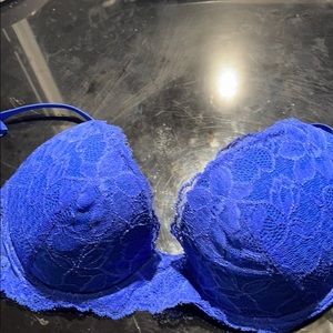 La Perla lace bra in royal blue.